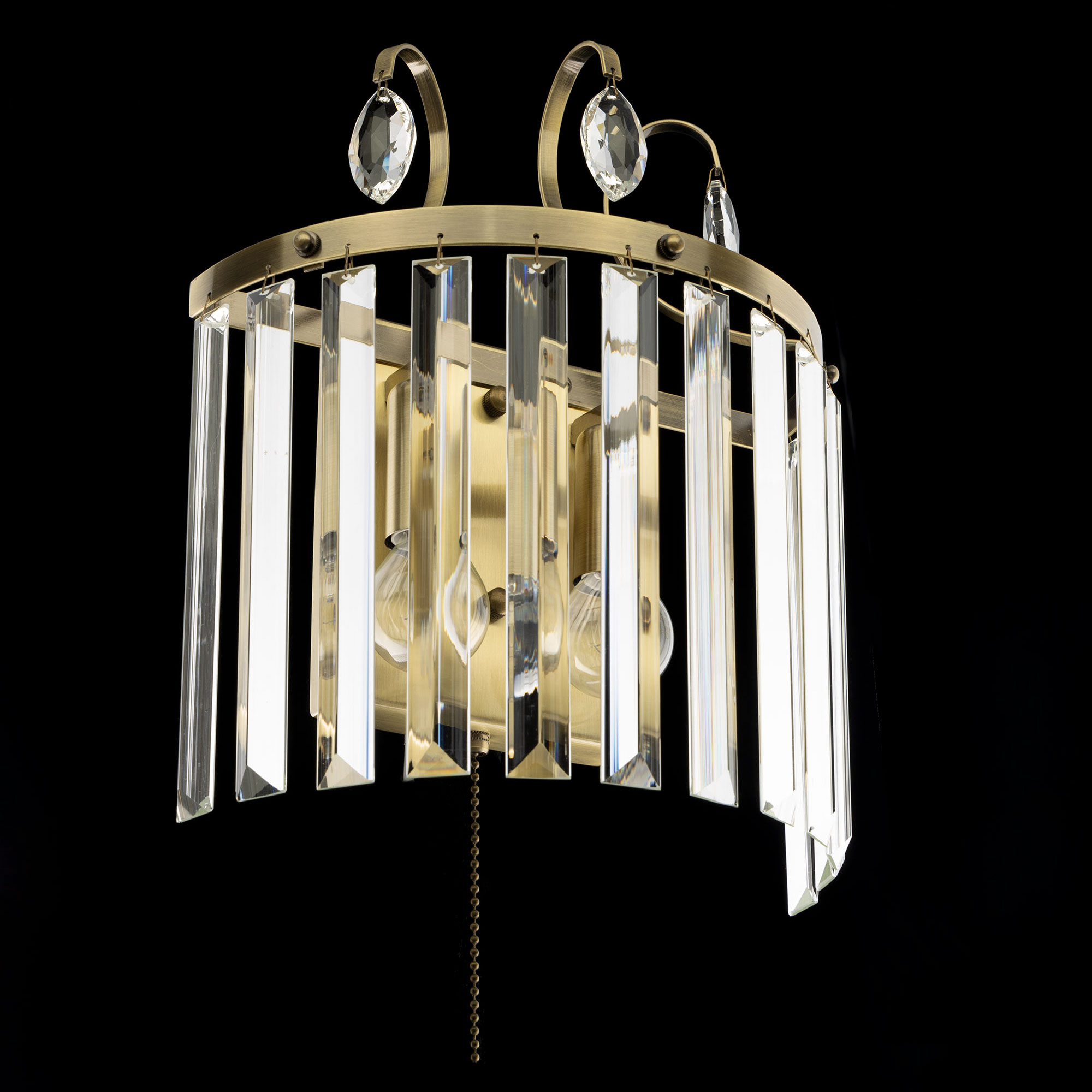 Citilux Инга CL335323 Бра хрустальное с выключателем Бронза арт. 88934
