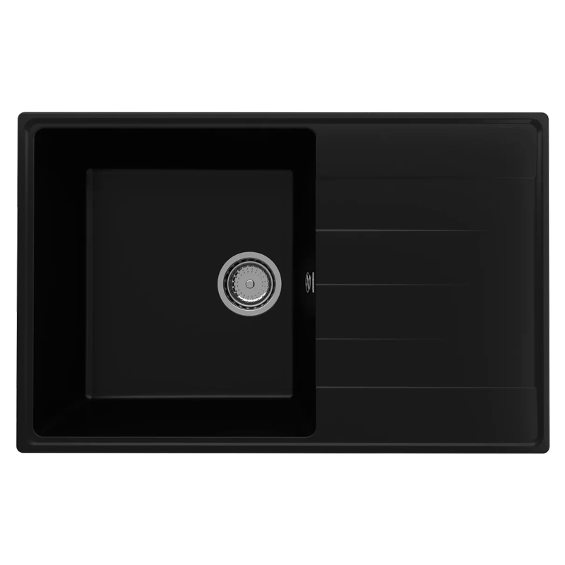Кухонная мойка Ulgran Quartz Prima 780-07, уголь арт. 184873
