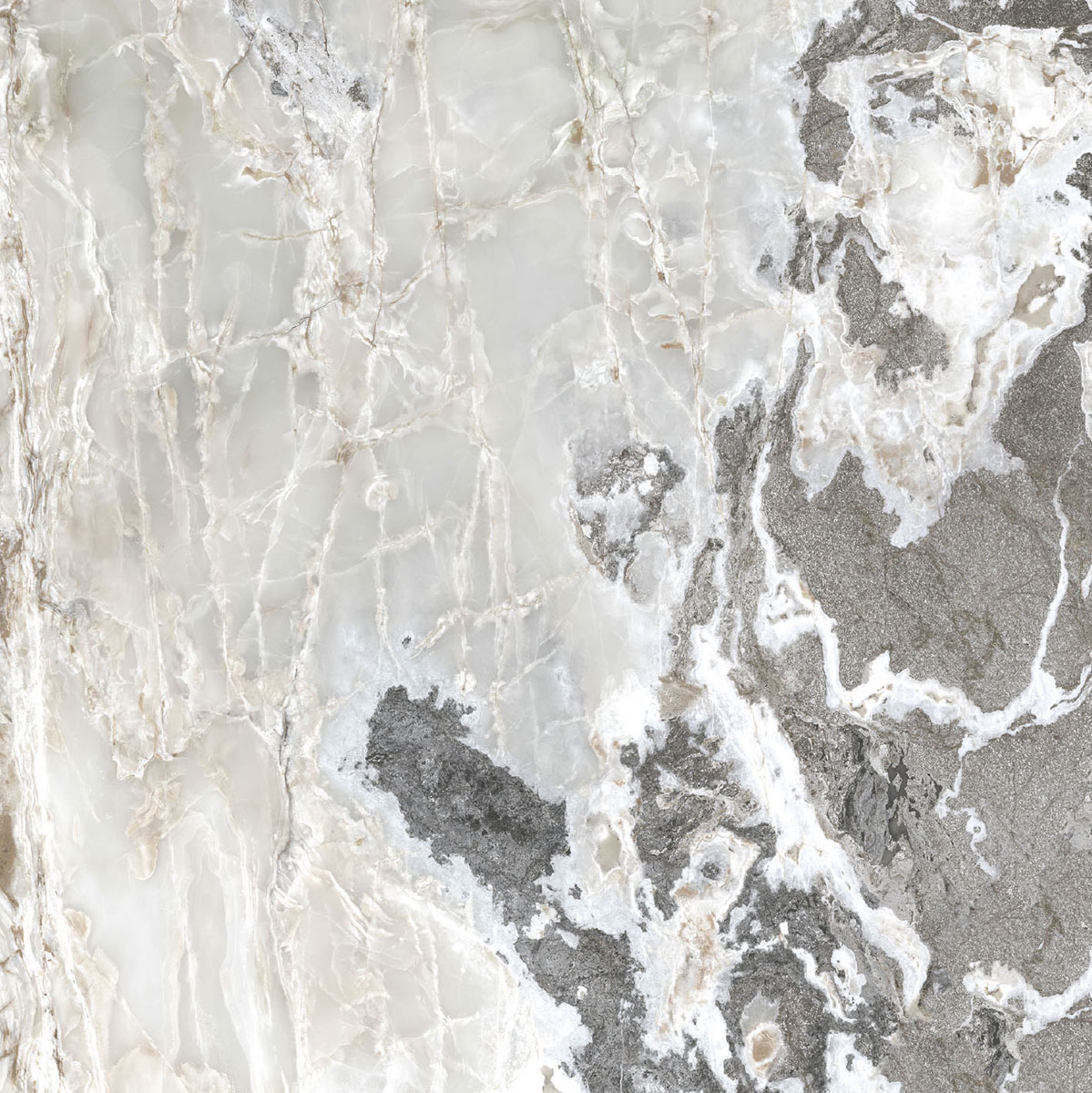 Керамогранит  ONYX&MORE SILVER BLEND GLO 6MM R 160X160 арт. 84000