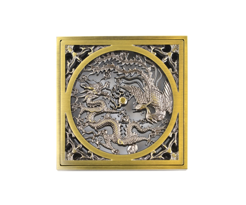 Решетка для душевого трапа Bronze de Luxe 21986, бронза арт. 175810