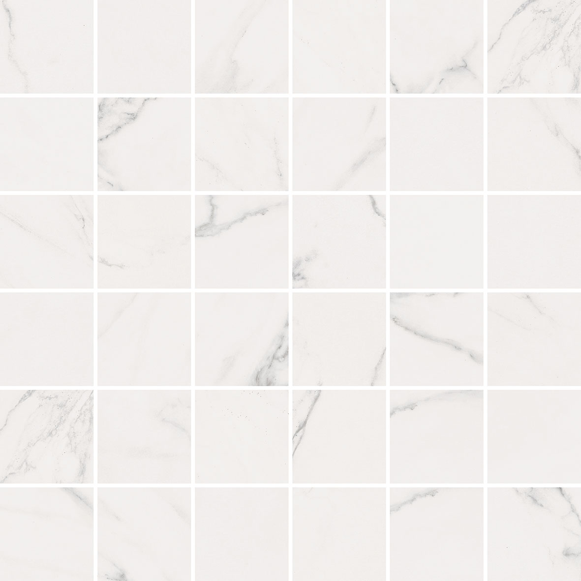 Мозаика SENSI MOS.QUADR. STATUARIO WHITE	30X30 арт. 82913