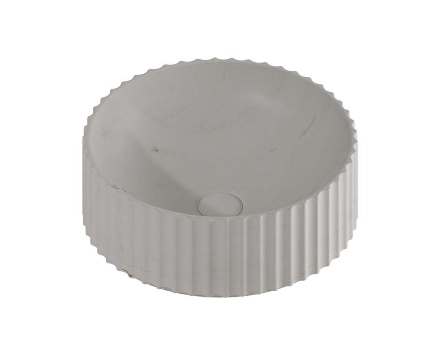 LANTIC COLUMN Раковина из натурального камня, 40х40х15 см, Persian White арт. 36673