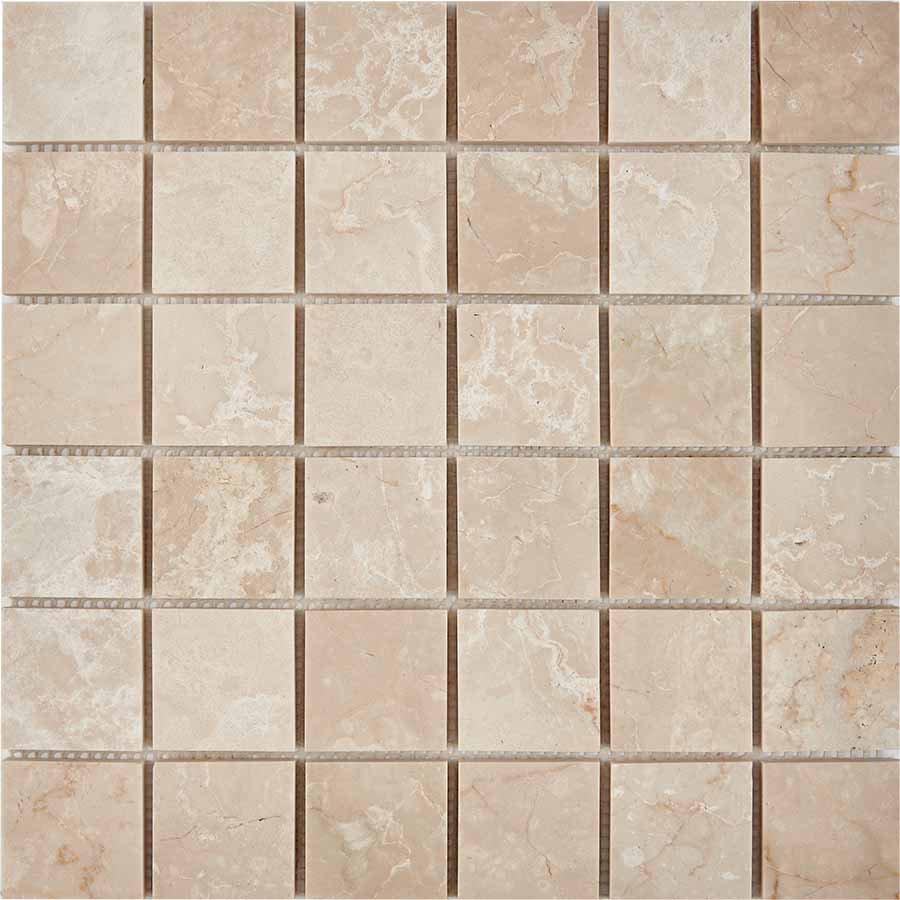 PIX 233 Cream marfil, чип 48x48 мм, сетка 305х305x6 мм, Полированная арт. 73762