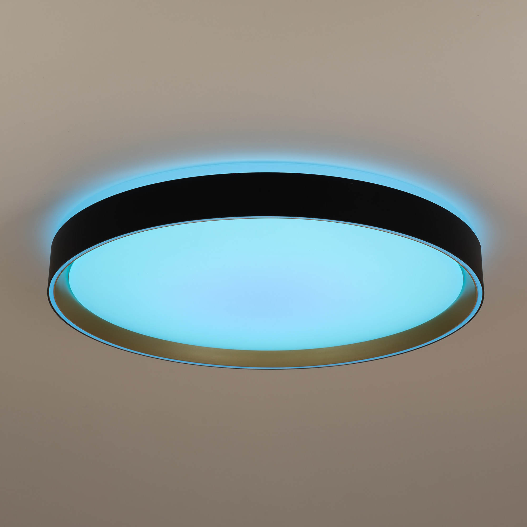 Citilux BOSS CL751451G LED RGB Светильник с пультом Чёрный с Золотом арт. 89179