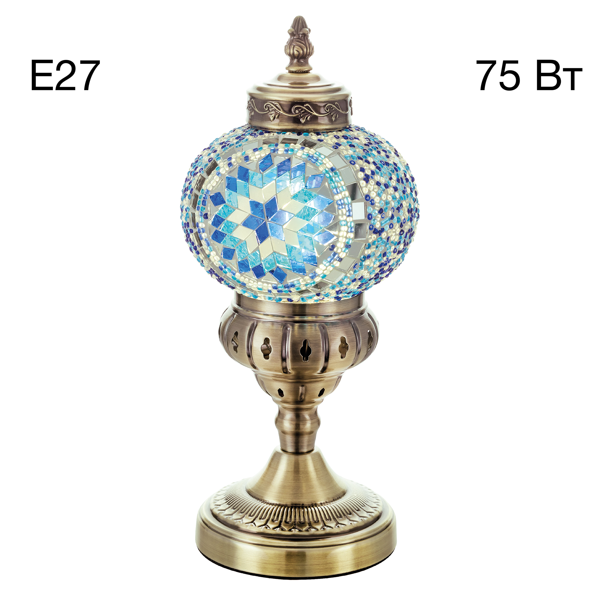 Citilux Каир CL419816 Настольная лампа Мозаика Синяя арт. 89488