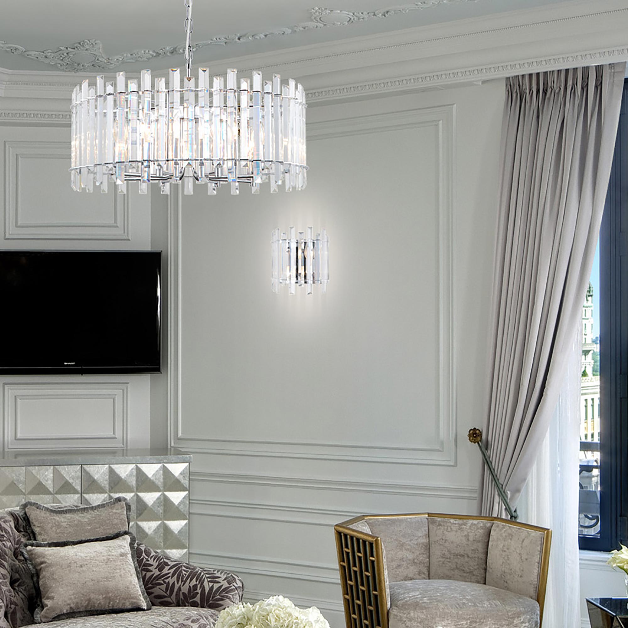 Citilux Ингвар CL334321 Бра хрустальное Хром арт. 88771