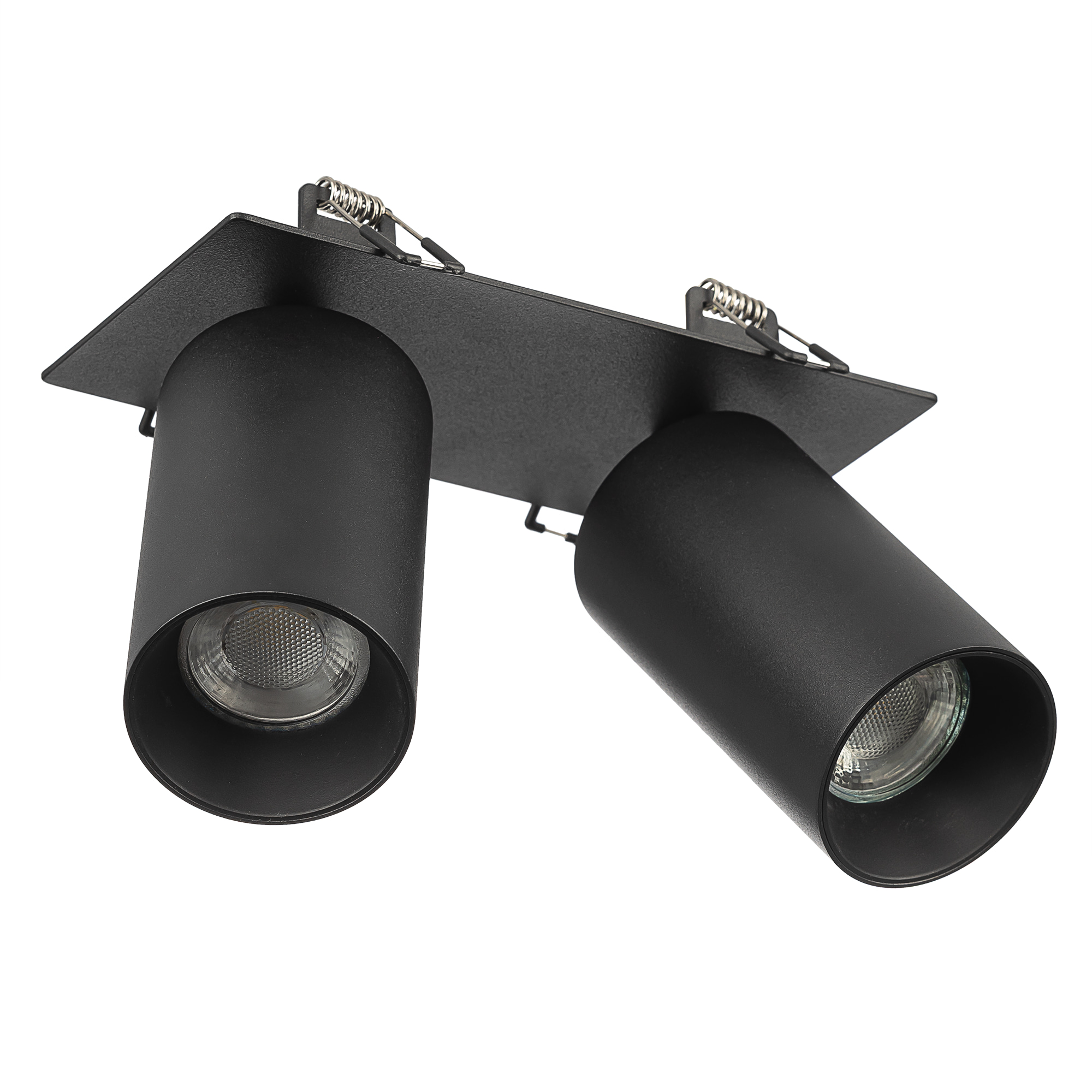Citilux AXEL CL512D21 Спот поворотный встраиваемый двойной Чёрный арт. 89821