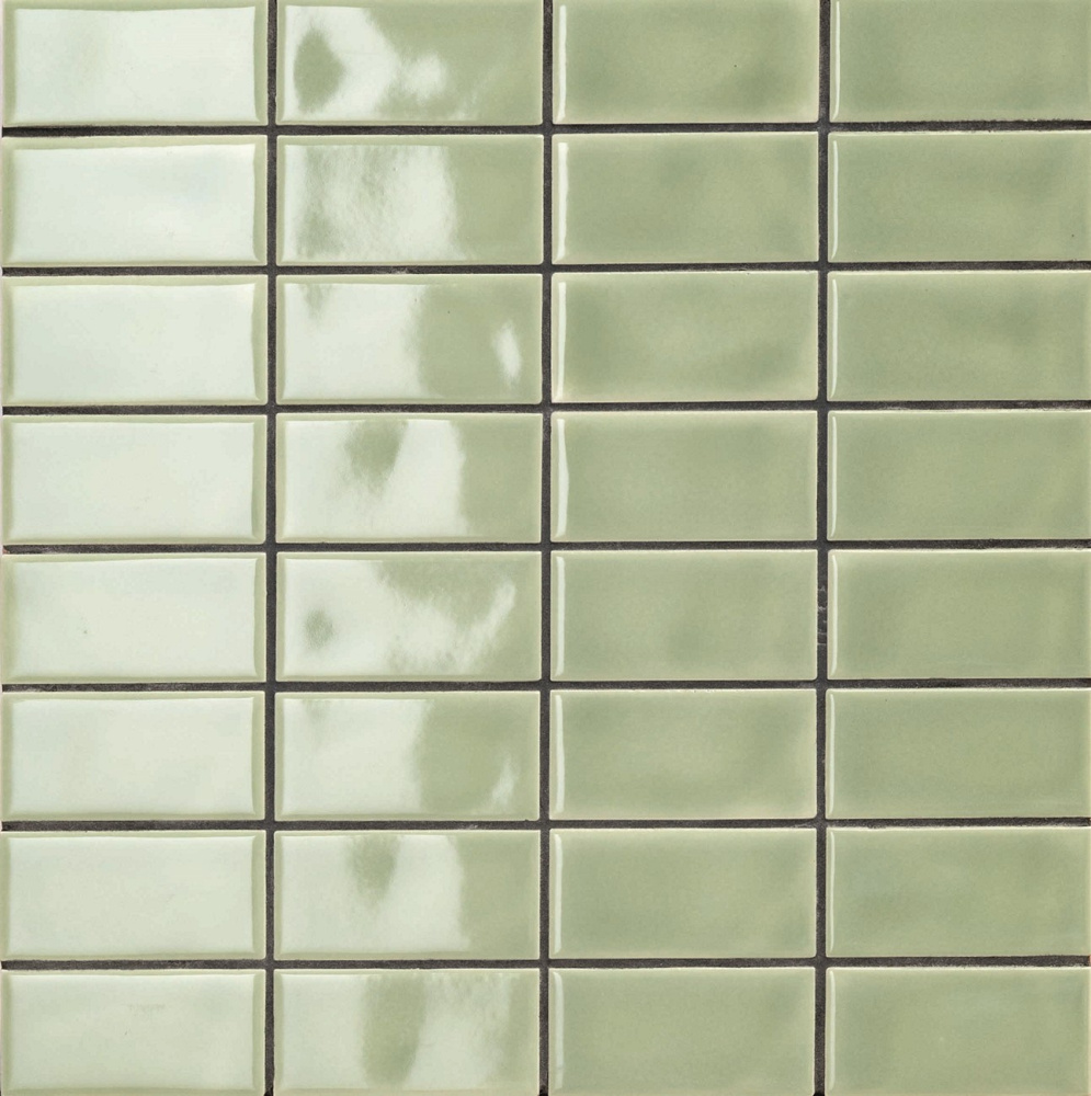 MUTINA DIN LIGHT GREEN GLOSSY 30.2х30.2 (3.6x7.4) арт. 87201