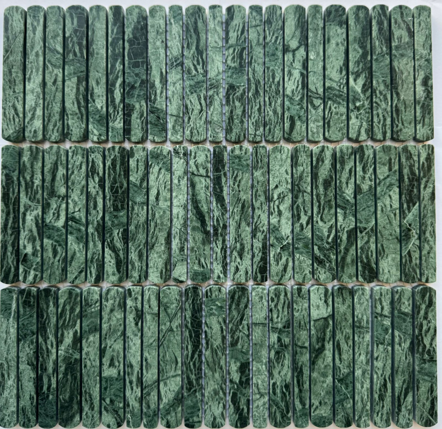 PIX 356 Spider Green, чип 10/12/15*100 мм, сетка 300х305x8 мм, Полированная арт. 82334