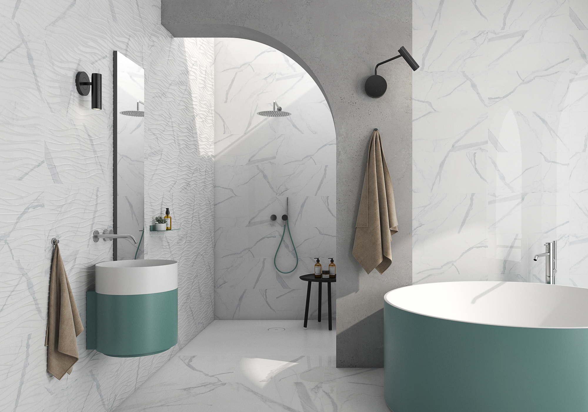 Плитка Geotiles Trevi Blanco 60,8x60,8 (F) (1,85 кв.м.) арт. 53173