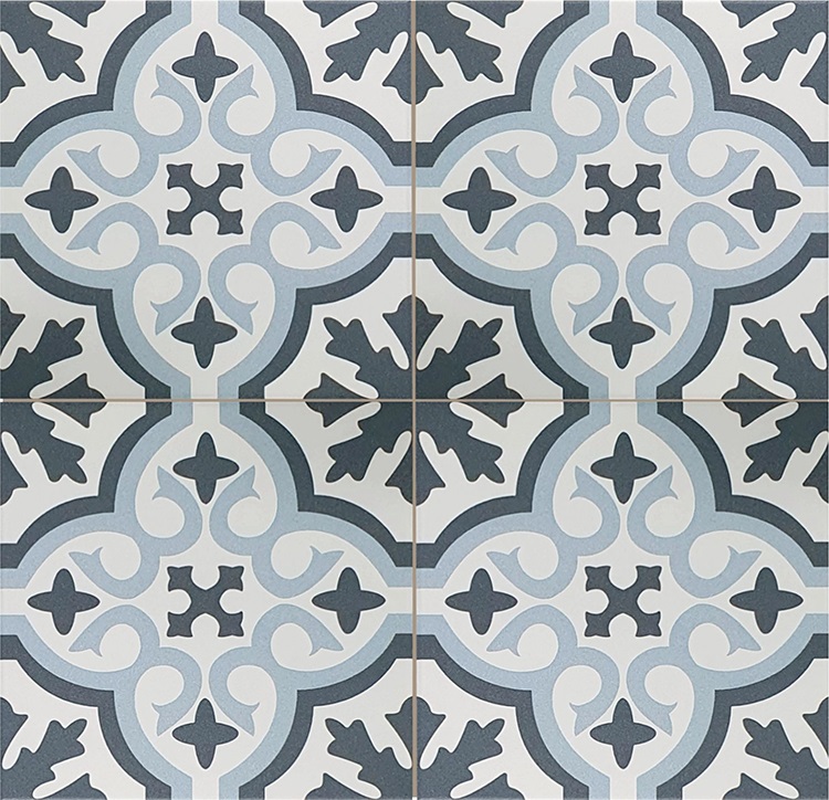 Керамогранит VENICE Sky Blue Black Pre-cut 45x45 арт. 71941