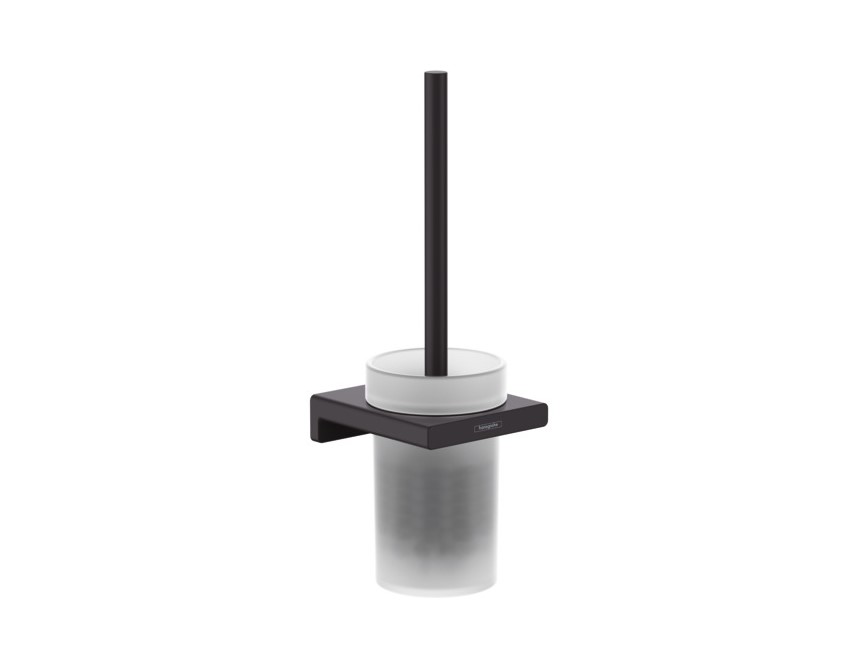 HANSGROHE AddStoris Ёршик туалетный настенный, матовое стекло/матовый черный арт. 30580