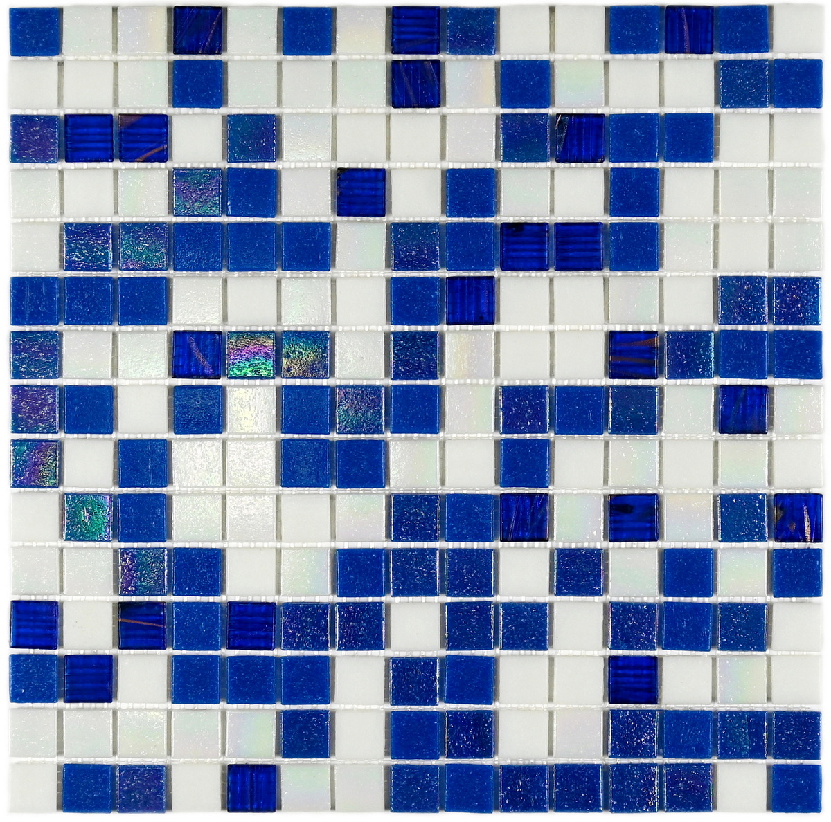 Плитка декоративная стеклянная Indigo/Индиго 4*20*20 327*327 арт. 90425