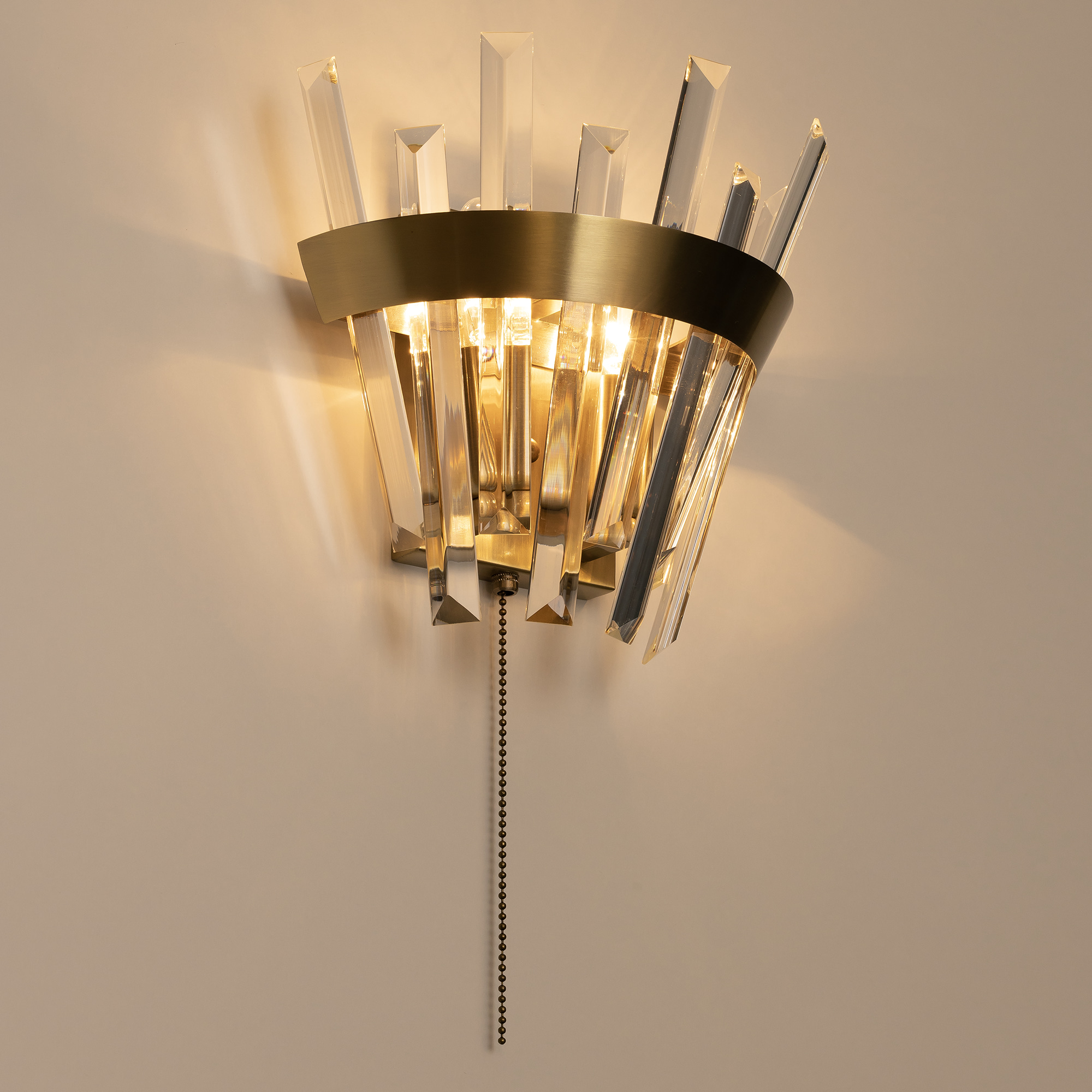 Citilux Вестерос CL307313 Бра хрустальное с выключателем Бронза арт. 89227