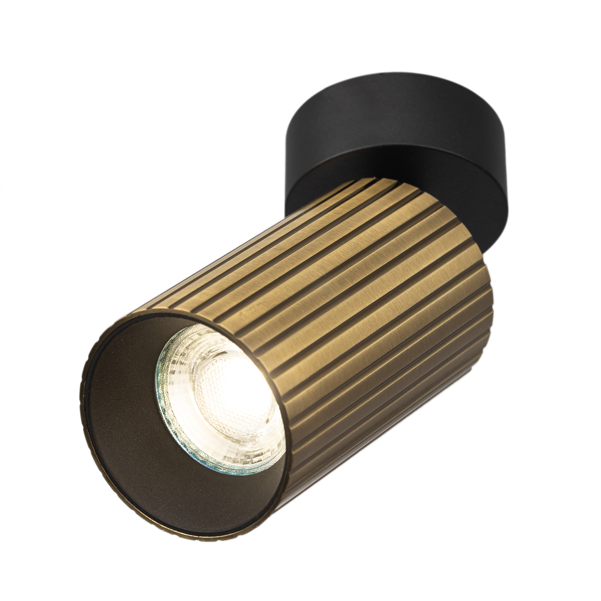 Citilux AXEL CL512213R Накладной поворотный светильник Бронза Рифлёный арт. 89793