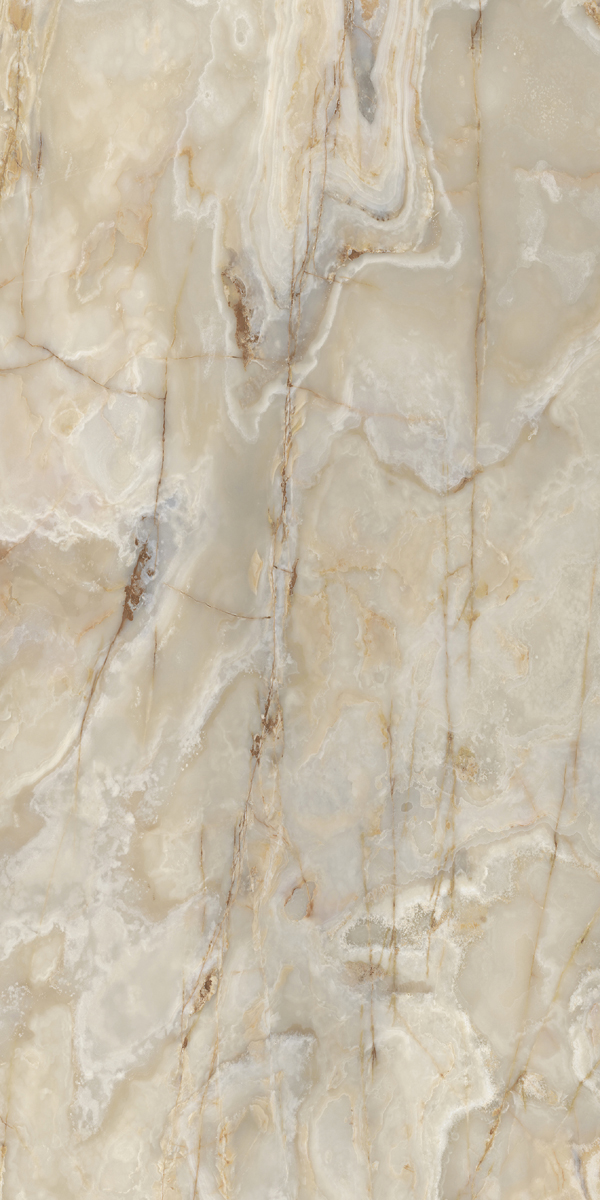 Керамогранит  ONYX&MORE GOLDEN ONYX GLO 6MM R 120x240 арт. 84023