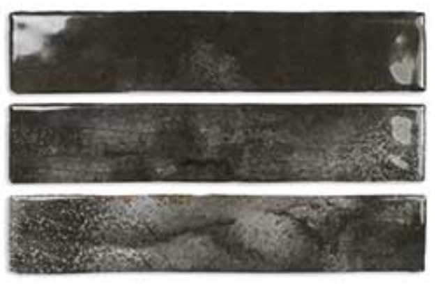 DNA Enamel Настенная керамическая плитка Charcoal 5x25 глазурованный глянцевый арт. 70255