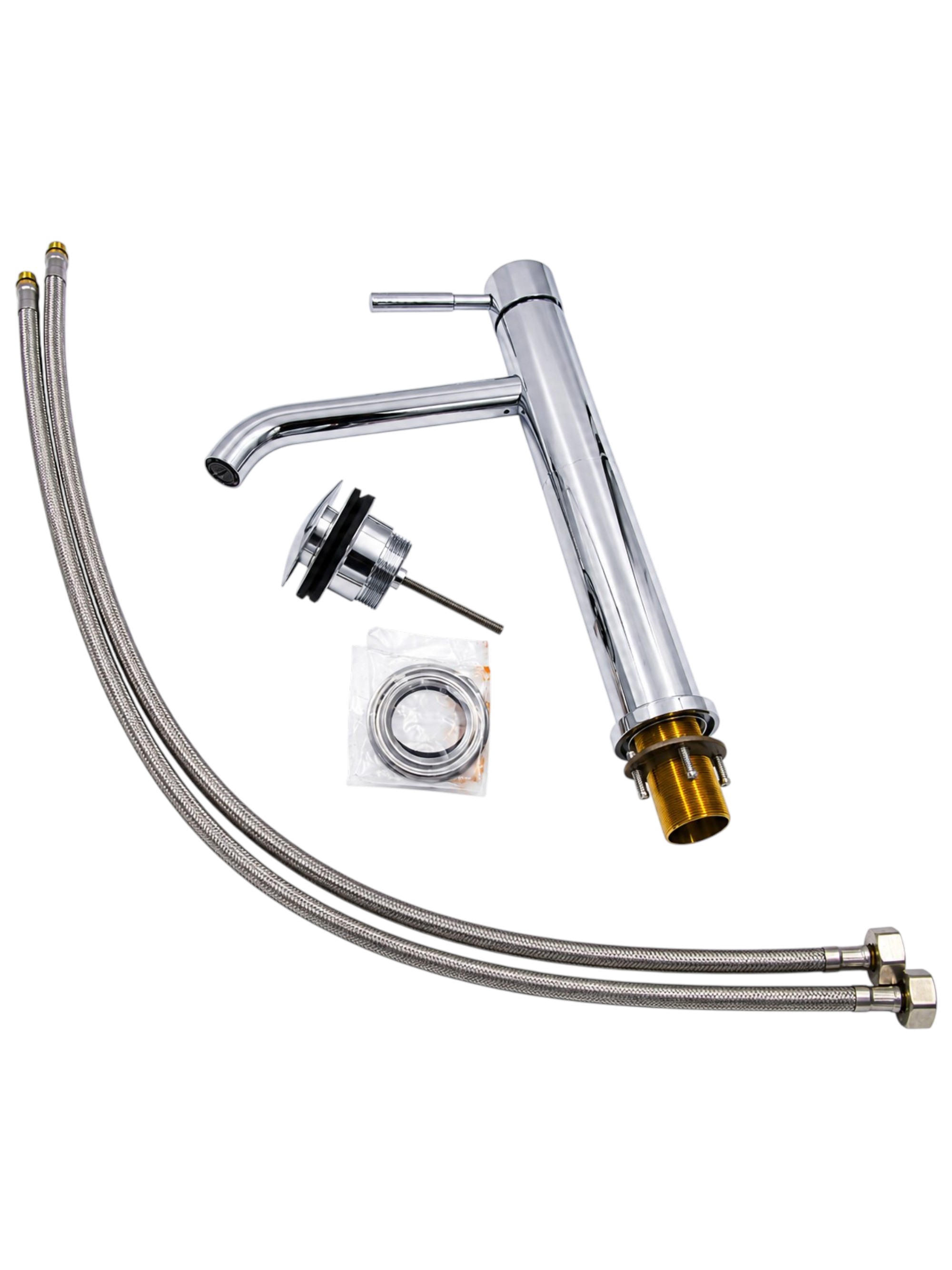 Высокий смеситель для раковины Fiore XENON 44CR5288, хром (с донным клапаном) арт. 162280