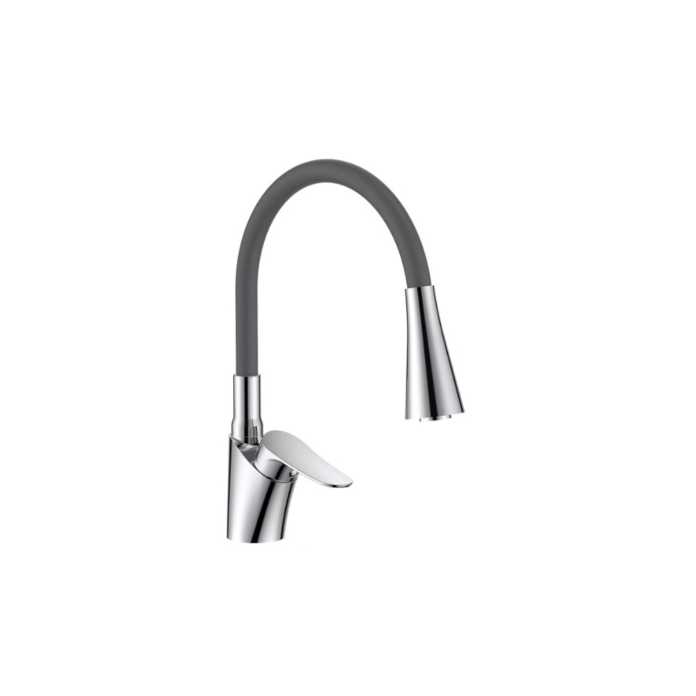 Смеситель для кухни с гибким изливом VODA Kitchen K19, хром арт. 172351