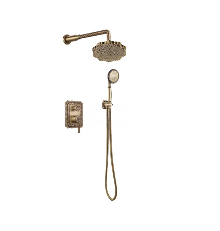 Душевая система встраиваемая Bronze de Luxe WINDSOR 10138F, бронза арт. 191041