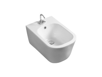 KERASAN TRIBECA Биде подвесное с 1 отверстием, c креплением WB9N, White арт. 36155