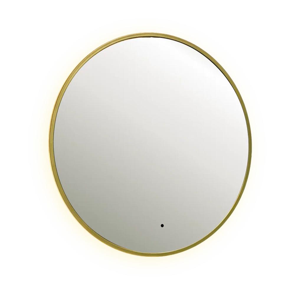 Зеркало Silver Mirrors Roland D800-TX (метал. рама, цвет золото, беск. сенсор) арт. 179109