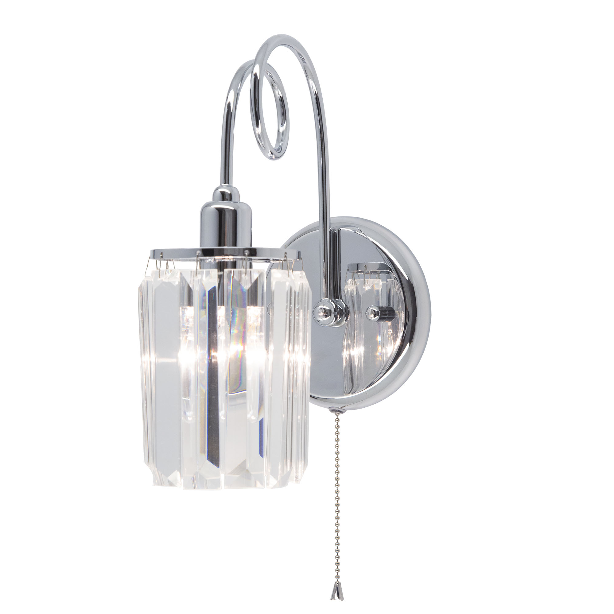 Citilux Синди CL330311 Бра хрустальное с выключателем Хром арт. 88291