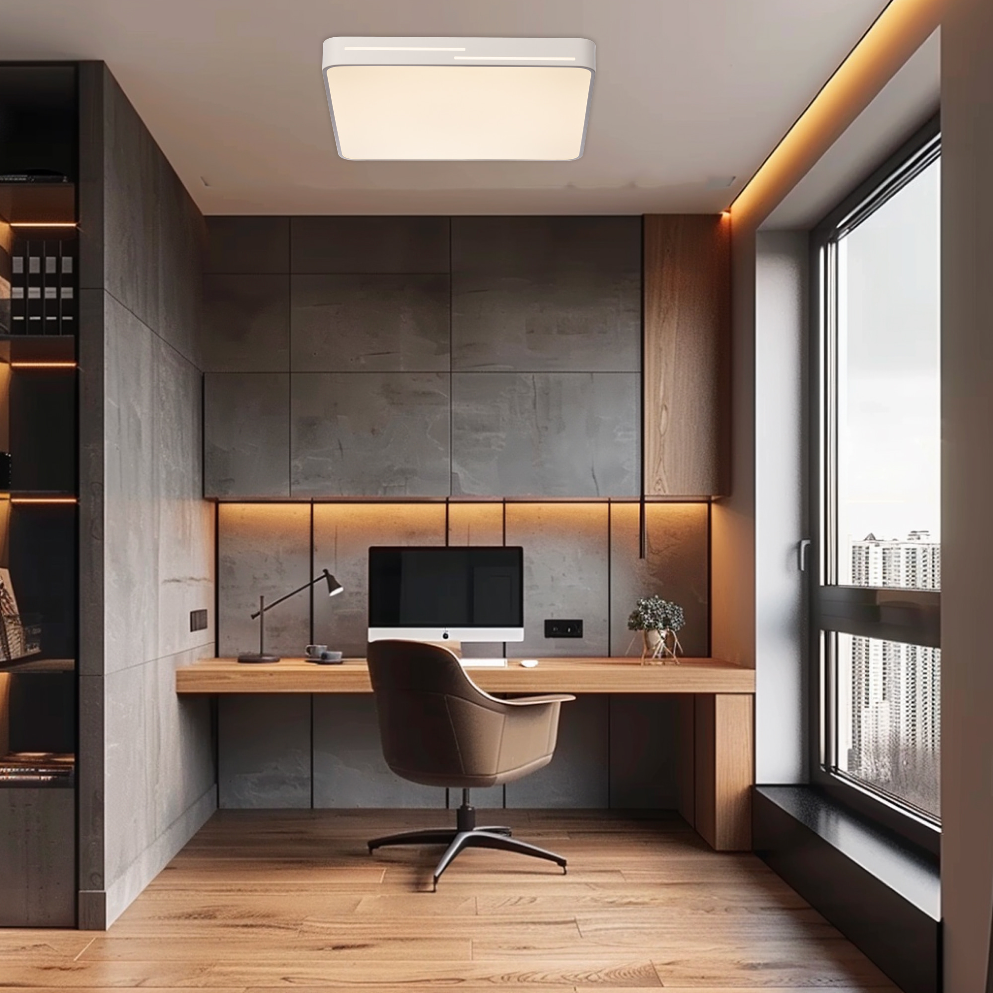 Citilux Купер Лайн CL724K95GL0 LED RGB Светильник с пультом Белый арт. 89180