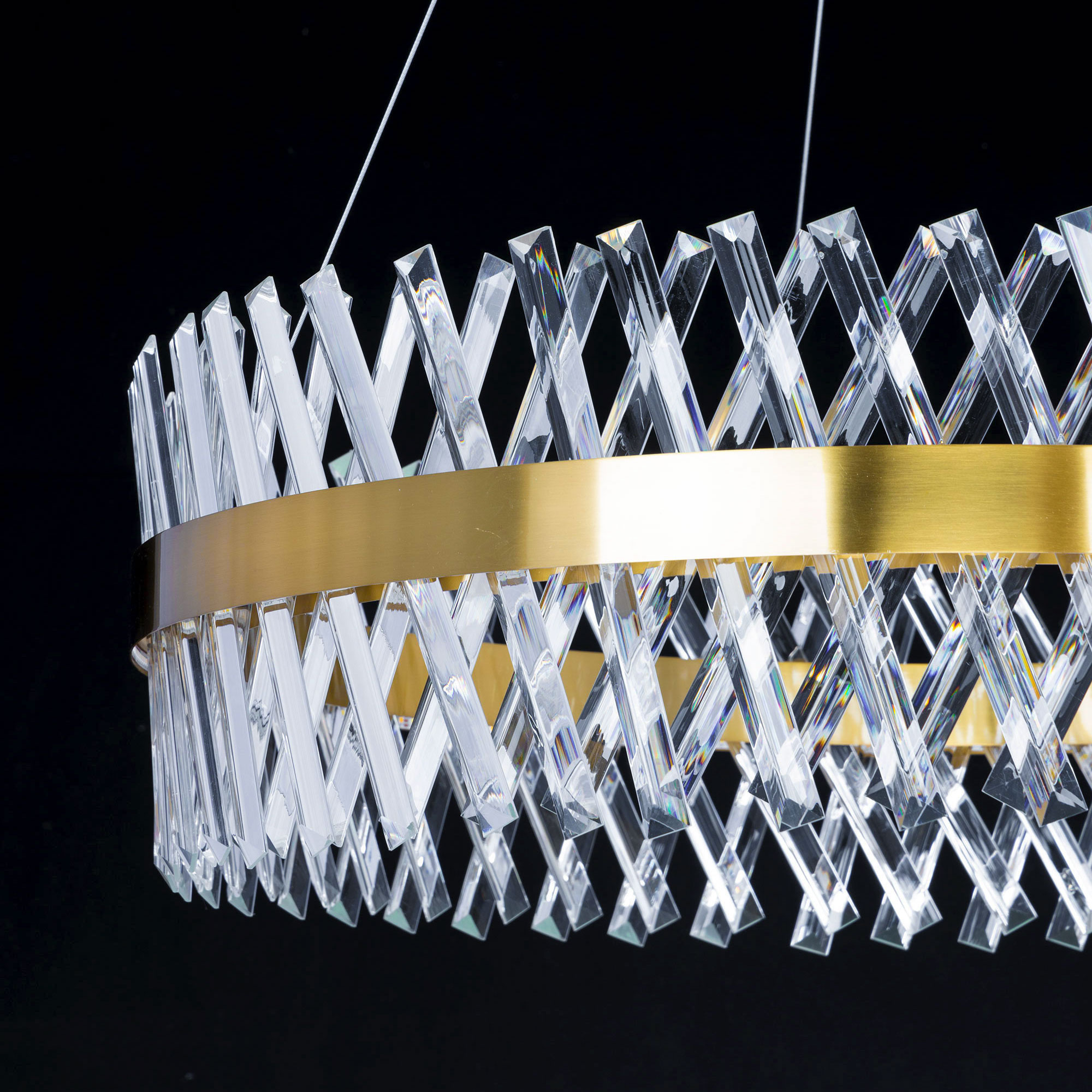 Citilux Ричард CL336083 LED Люстра хрустальная с пультом Бронза арт. 88883