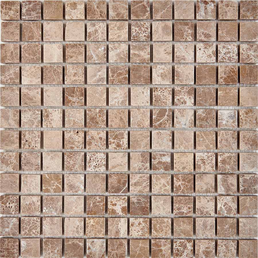 PIX 225 Light Emperador, чип 23x23 мм, сетка 305х305x6 мм, Матовая арт. 73760