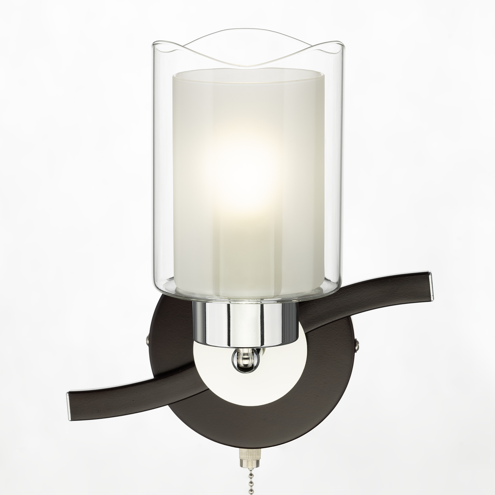 Citilux Фортуна CL156312 Бра с выключателем Венге Хром арт. 88308