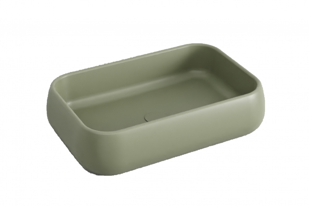 CIELO SHUI COMFORT Раковина накладная, 60x40xH12,5 см, без перелива, Agave арт. 36310