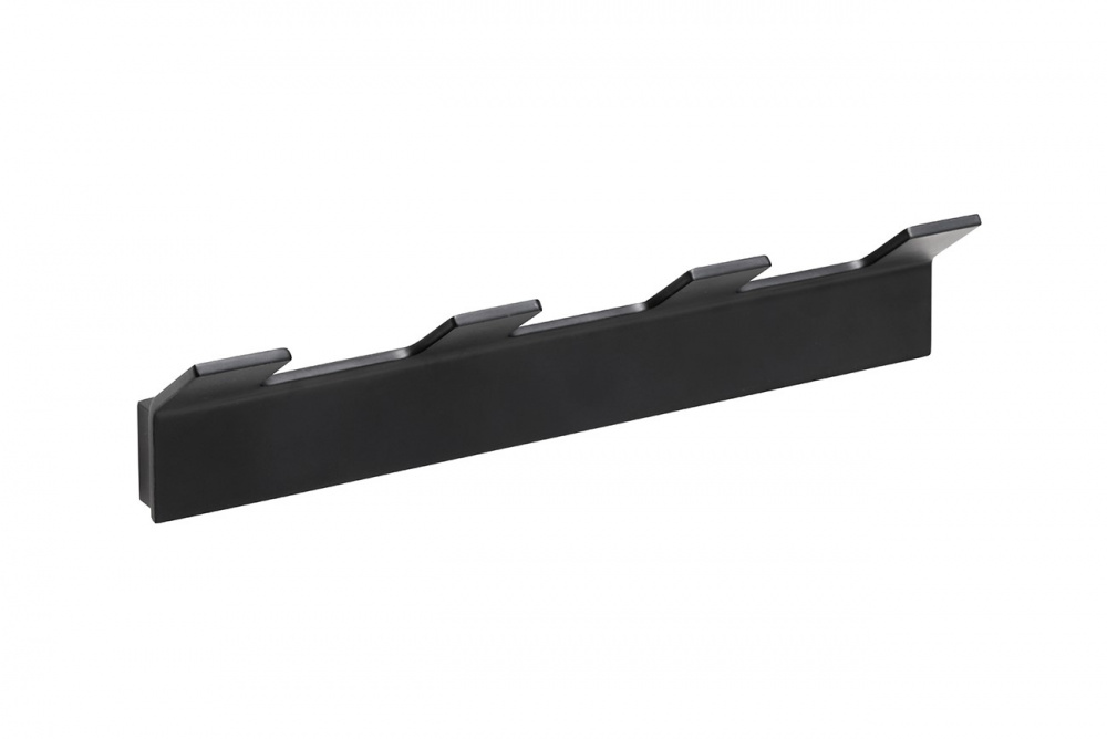 BEMETA NERO Планка с 4-мя крючками, 205х33х46 мм, черный арт. 30971