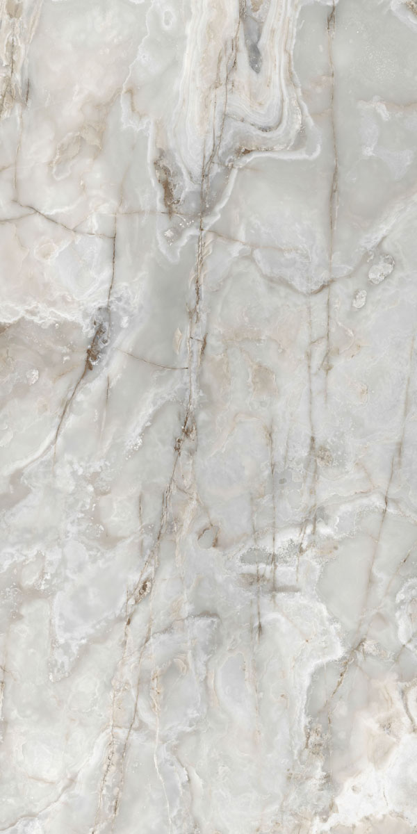 Керамогранит  ONYX&MORE SILVER ONYX GLO 6MM R 160X320 арт. 83989