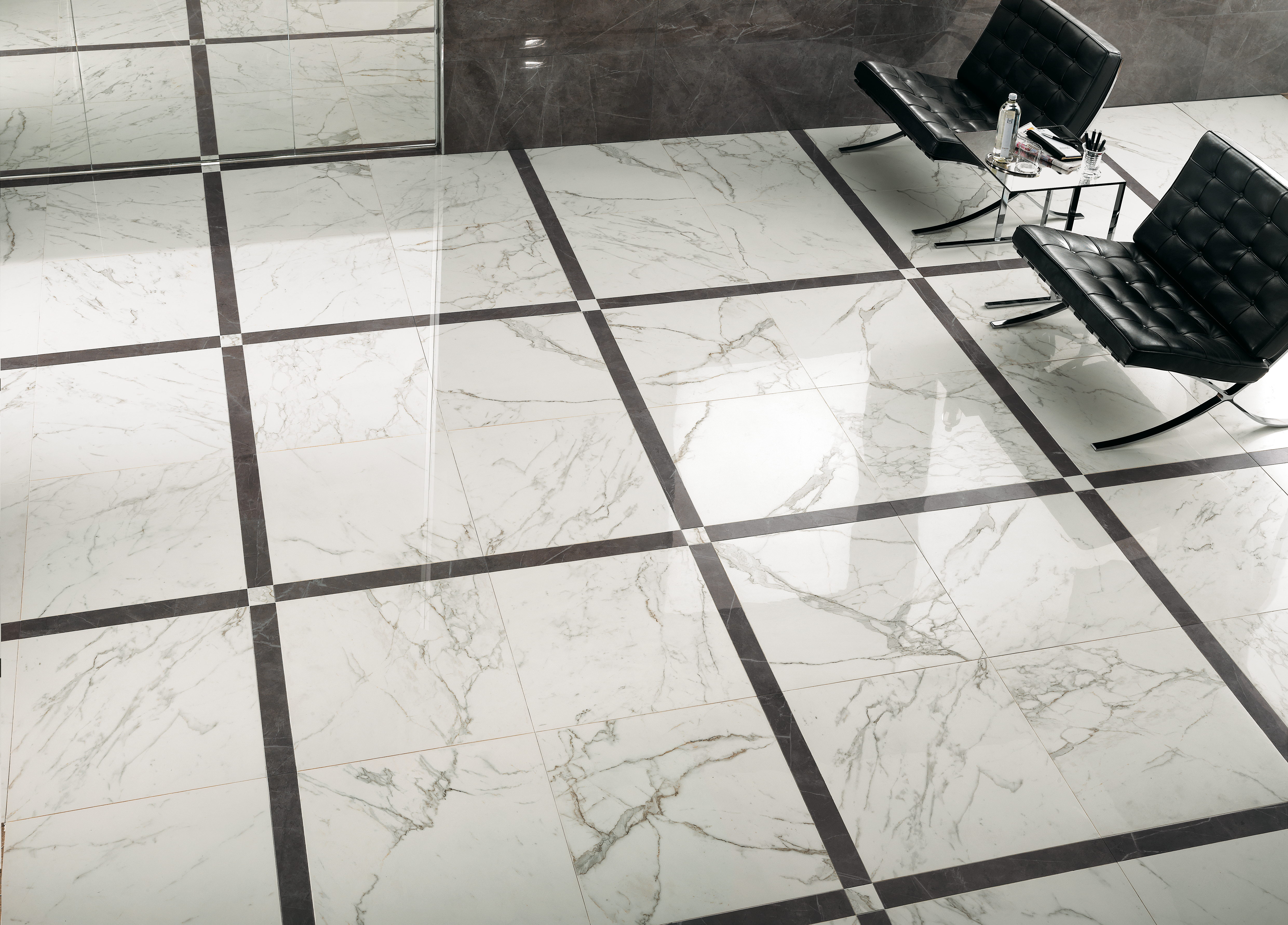 Плитка Marvel Calacatta Extra 75x150 Lappato (1,125 кв.м.) арт. 52217