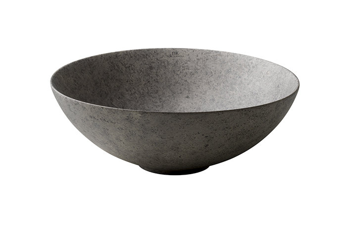 NOKEN SLENDER Раковина на столешницу Ø40 см, БЕЗ перелива, с ДК, deep concrete арт. 37034