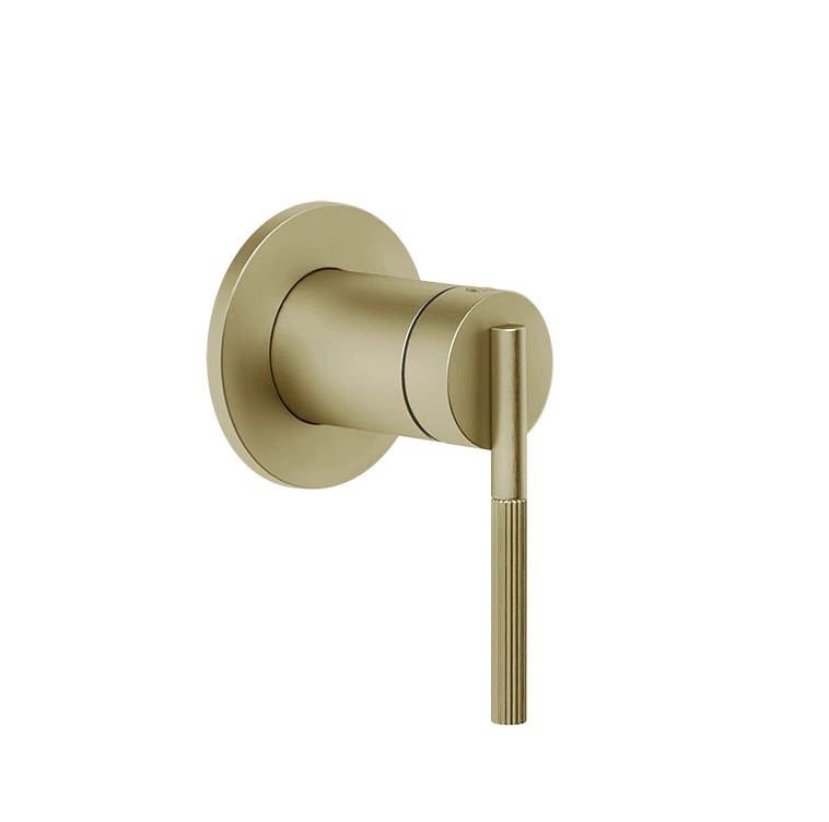 GESSI Внешние части для смесителя на 1 выход, Brushed Brass PVD арт. 35912