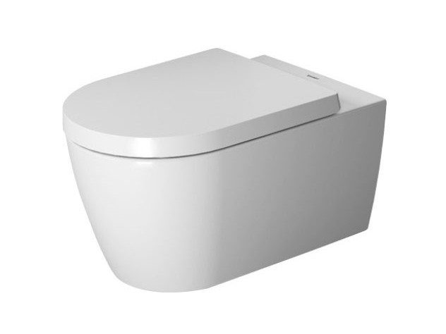 DURAVIT ME by Starck Унитаз подвесной Rimless® в комплекте с сиденьем, с WonderGliss, белый арт. 37260