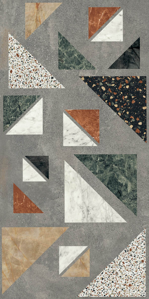 Керамогранит  BLEND CONCRETE GREY COMBO RET 60X120 арт. 85015