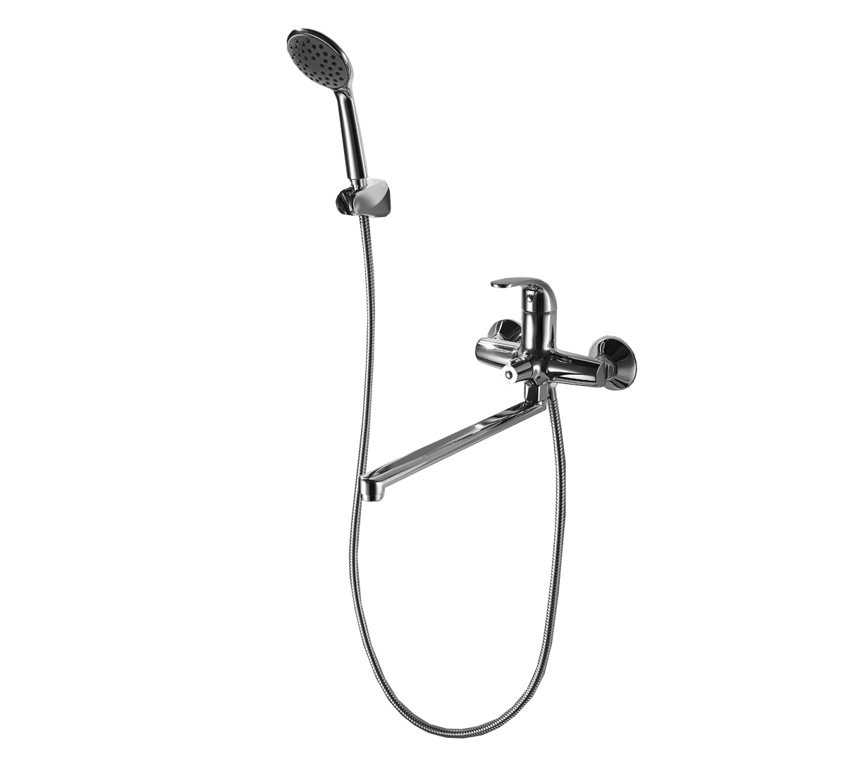 Смеситель для ванны Bravat FIT F6135188CP-LB-RUS, хром арт. 167435