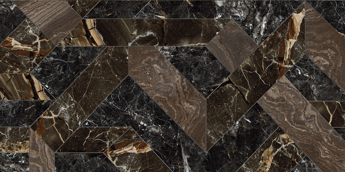 Керамогранит RHAPSODY OUTLINE DARK LEV RET 60X120 арт. 83003
