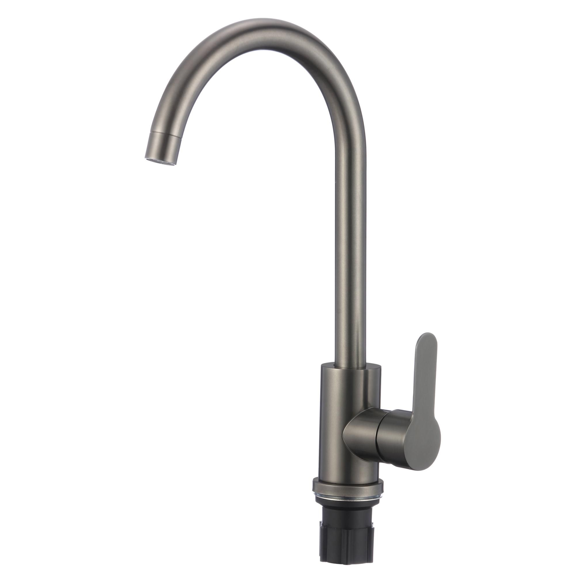 Смеситель для кухни Fmark FS8232Q, графит арт. 170858