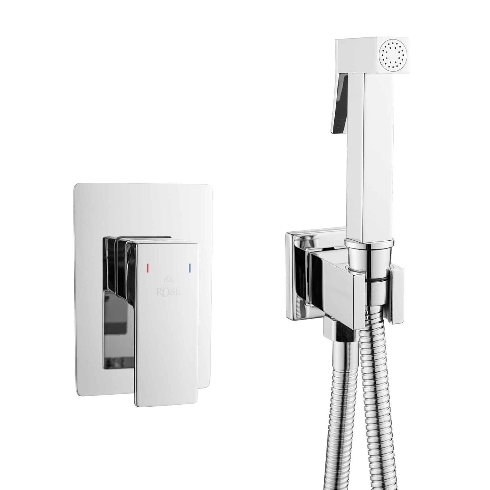 Гигиенический душ со смесителем Rose R2805, хром арт. 189683