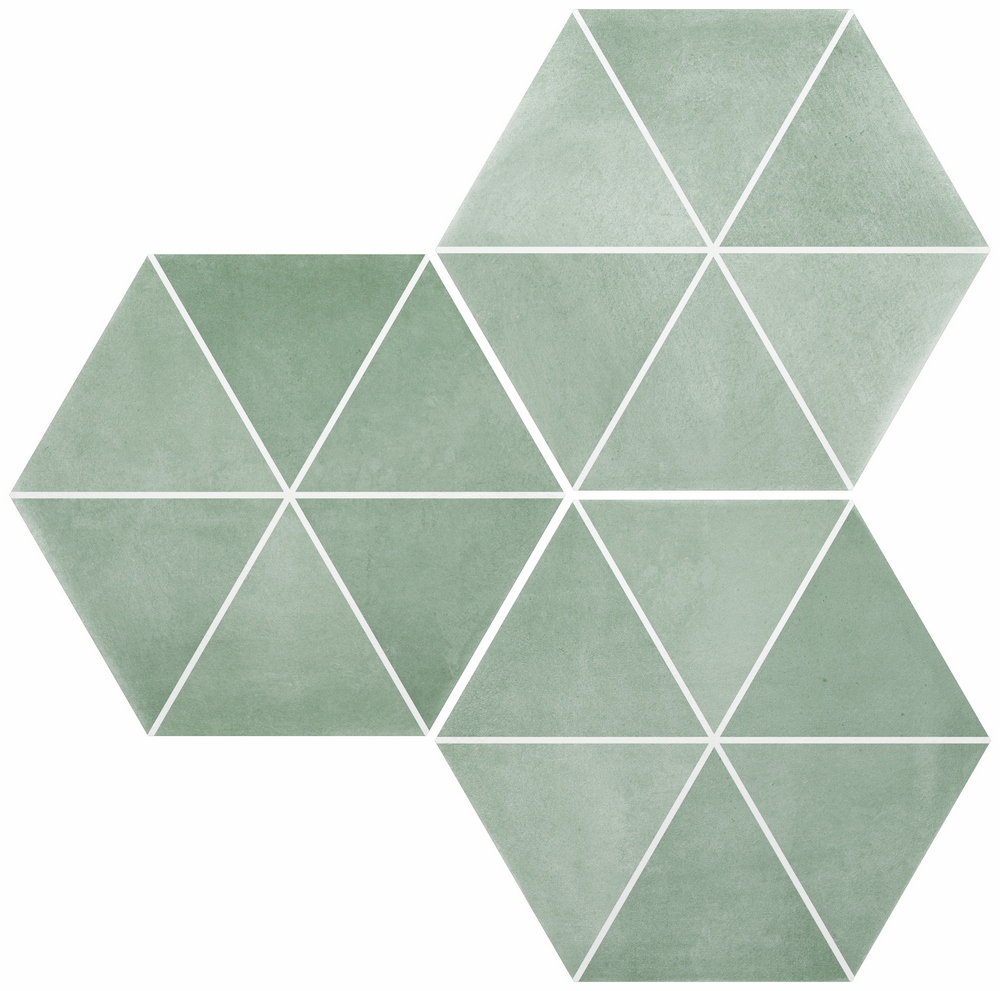 DURSTONE SIX Cementine Керамогранит Capri Aqua 23x27 глазурованный матовый арт. 71069