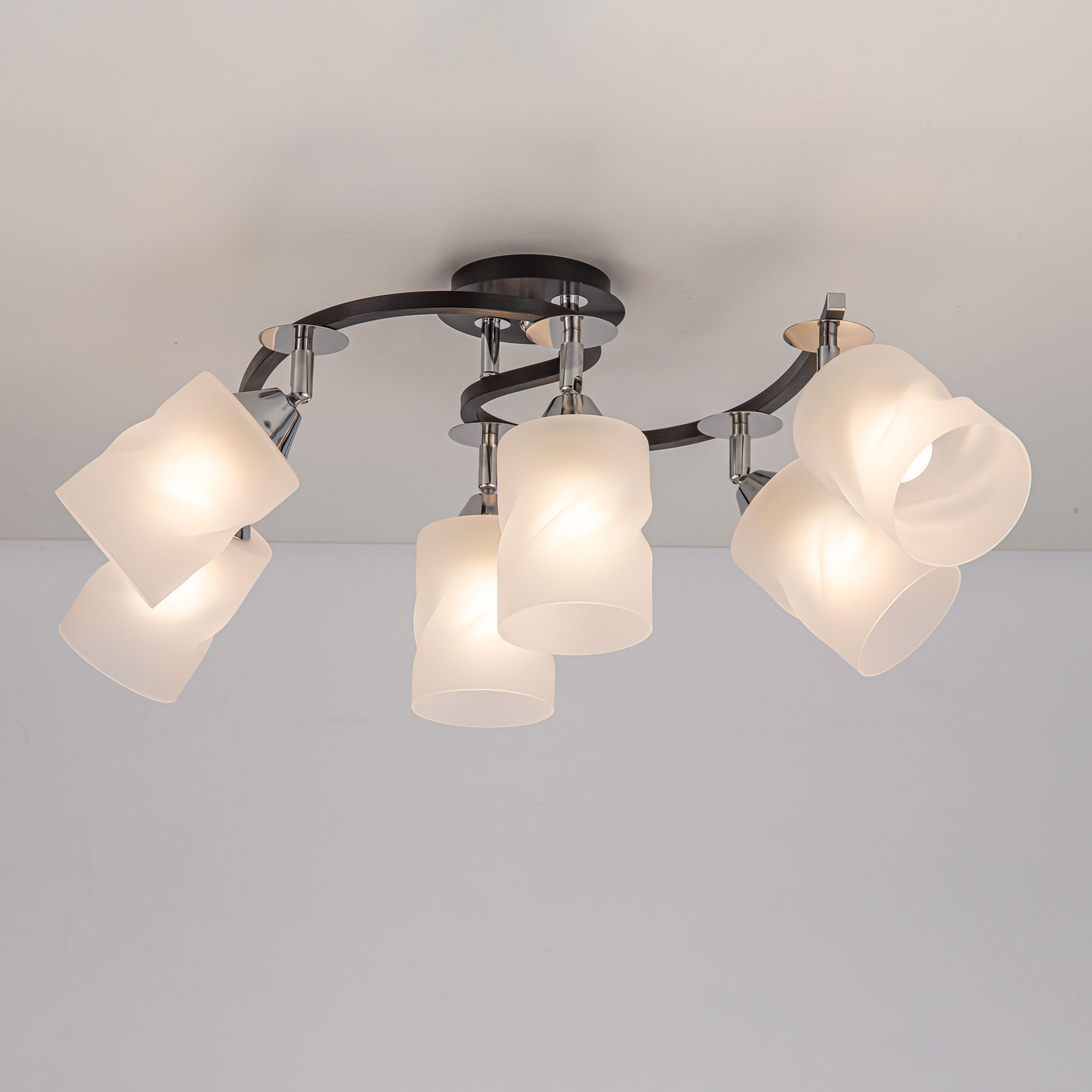 Citilux Сиерра CL119261 Люстра с поворотными плафонами Чёрная арт. 88650