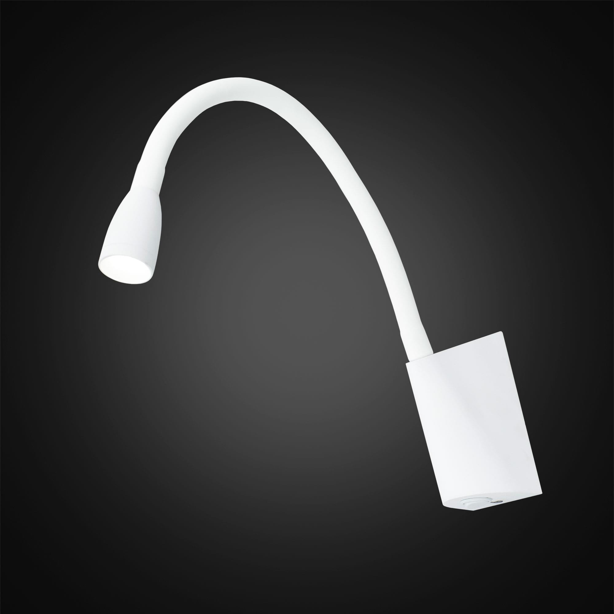 Citilux Декарт CL704340 LED Бра гибкое с выключателем Белое арт. 88325
