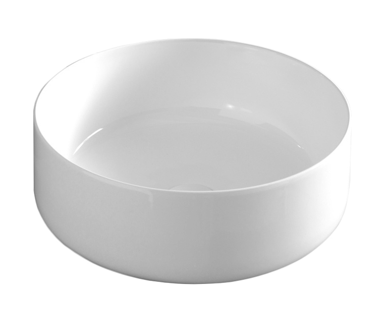 ART CERAM COGNAC Раковина на столешницу Ø42 см, glossy white арт. 36319