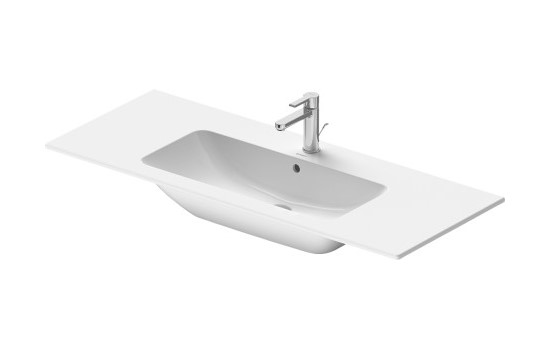 DURAVIT ME by Starck Умывальник для мебели с переливом, БЕЗ отв., 1230x490 мм, белый арт. 36489