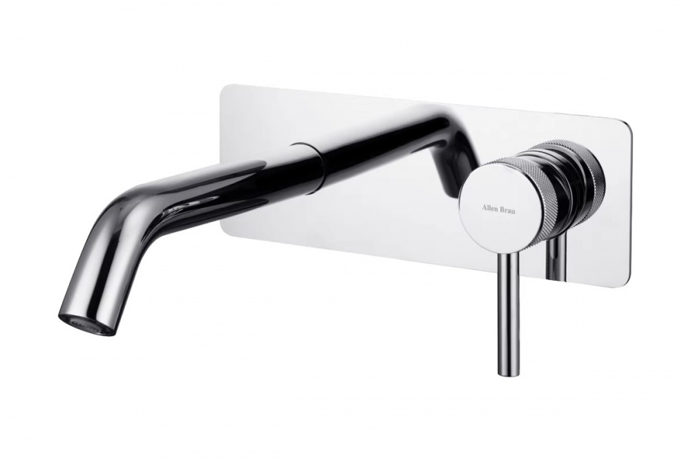 ALLEN BRAU PRIORITY Cмеситель для умывальника встраив., излив 195 мм, Kerox, Easy box, хром арт. 34886