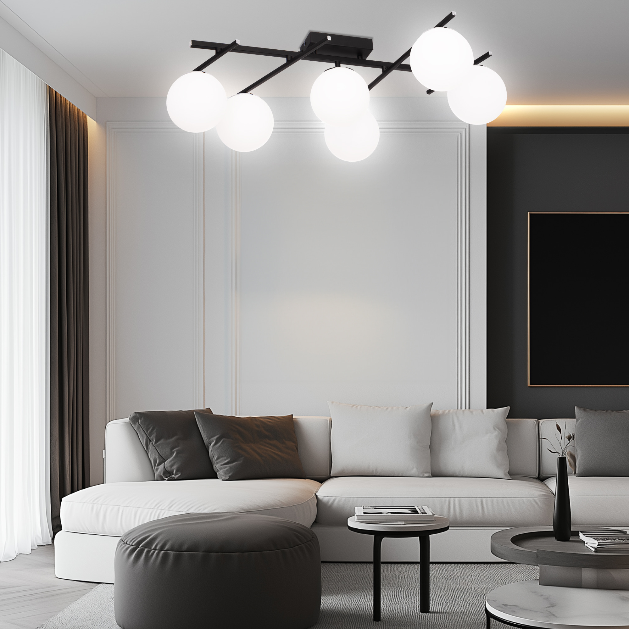 Citilux DORSY CL223162 LED Люстра поворотная Чёрная арт. 89409